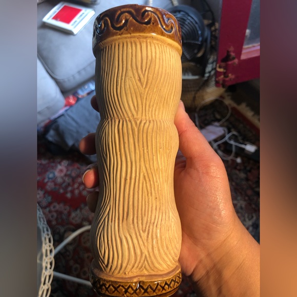 Two Vintage Tiki Mug Made in Japan, Park Marshall PMP unlabeled Tumblers - Picture 11 of 11